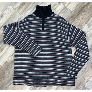 GAP Sweater Mens‎ XL Italian Merino Wool Striped Pullover Vintage Retro Y2K